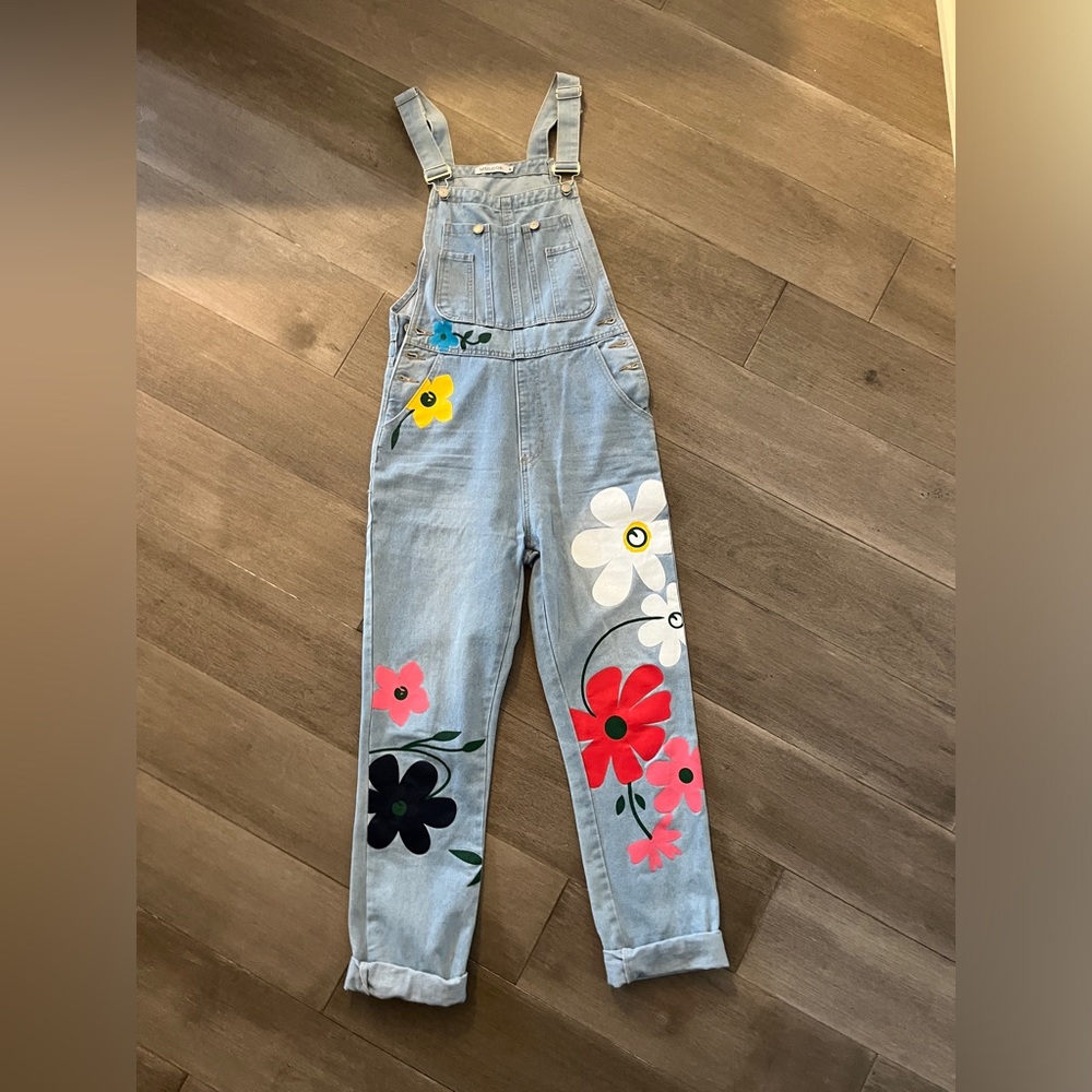 MISSLOOK Flower Overalls
